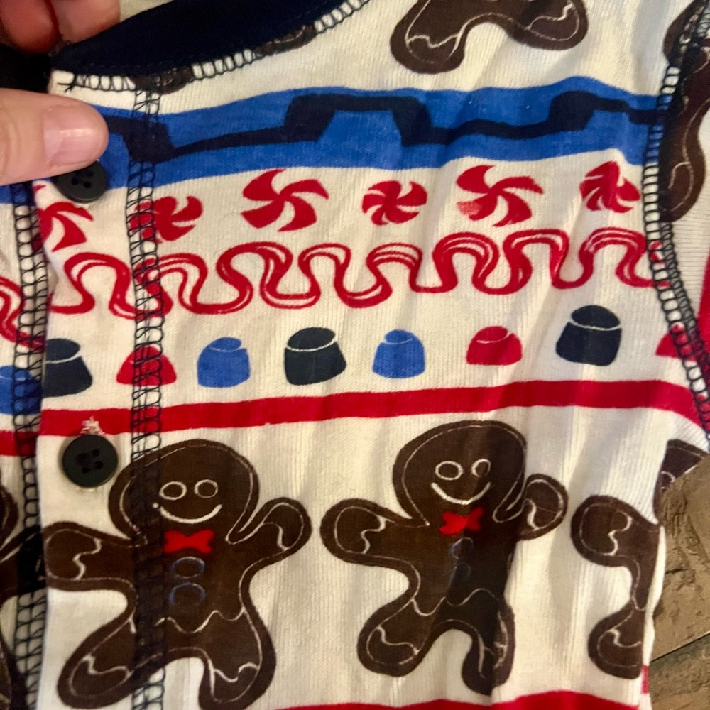 Sweet Cheeks Gingerbread Pajama Set - Picture 6 of 13